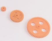Rieß-Zahnräder Ø 4 mm orange