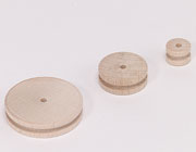 Buchen-Räder mit Rille